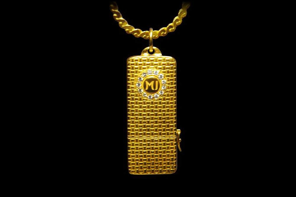 MJ - USB Flash Drive Gold Limited Edition - Single Copy Solid Gold, Diamonds.