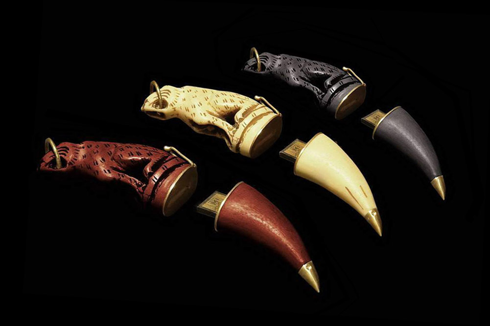 MJ - USB Flash Drive Wild Animal Gold Claw Limited Edition - Mahogany, Ivory, Blackwood, Gold, Brilliants